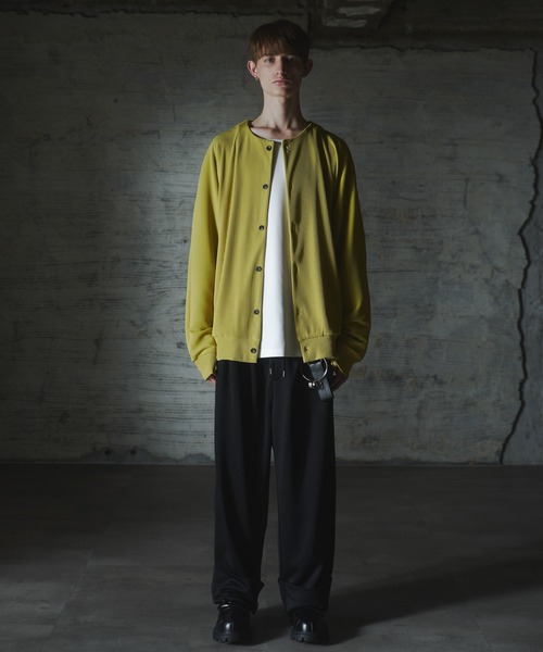 DOOPZ（ドープス）の「Dolman Pleat Cardigan - ドルマンプリーツカーディガン（カーディガン/ボレロ・メンズ・オリーブ/イエロー・LARGE/MEDIUM/SMALL）」の17枚目の写真