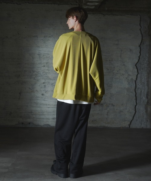 DOOPZ（ドープス）の「Dolman Pleat Cardigan - ドルマンプリーツカーディガン（カーディガン/ボレロ・メンズ・オリーブ/イエロー・LARGE/MEDIUM/SMALL）」の16枚目の写真