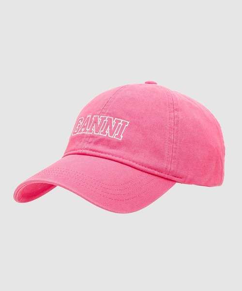 GANNI ガニー ロゴ タイダイ キャップ 帽子 ピンク Ganni【ガニー】cap hat 