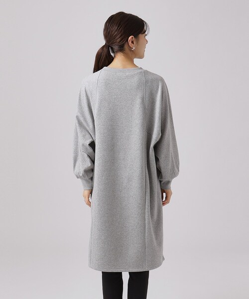 SHOO・LA・RUE（シューラルー）の「◆【洗える】裏地あったか 切替スウェットワンピース【SHOO WARM】（ワンピース・レディース・ベージュ/ライトグレー/ブラック・00）」の22枚目の写真