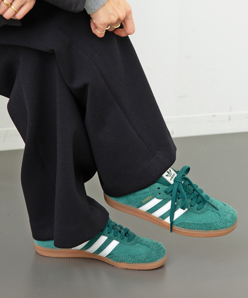 adidas(アディダス)の「【adidas/アディダス】 SAMBA OG(スニーカー・レディース・グリーン/ブルー・23.5cm/25cm/24.5cm/24cm/23cm)」の1枚目の写真