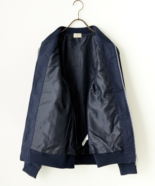 The Endless Summer（エンドレスサマー）の「[THE ENDLESS SUMMER/エンドレスサマー] 別注 TES バックプリントブルゾン（ブルゾン・レディース・ブラック/ネイビー・M/L）」の11枚目の写真