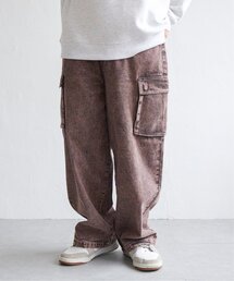 VISION STREET WEAR（ヴィジョンストリートウェア）の「VISION STREET WEAR ビジョンストリートウェア ロゴデニムカーゴパンツ（デニムパンツ）」