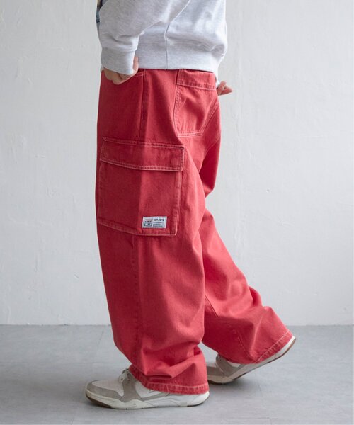 VISION STREET WEAR(ヴィジョンストリートウェア)の「VISION STREET WEAR ビジョンストリートウェア ロゴデニムカーゴパンツ(デニムパンツ・メンズ・ブラウン/ブラック/グレー/オリーブ/パープル/スカイブルー/レッド/ネイビー・LL/M/L)」の8枚目の写真