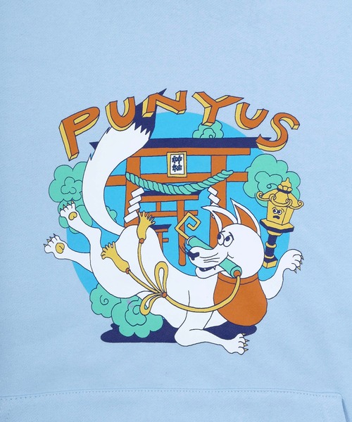 PUNYUS(プニュズ)の「裏起毛稲荷ビッグパーカー(パーカー・レディース・グリーン/サックスブルー/ピンク・3/4)」の22枚目の写真