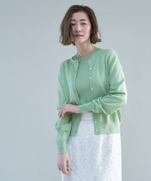 YECCA VECCA | ラメ混クルーネックカーディガン(カーディガン/ボレロ)