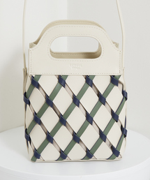 LOWELL things | Tisser mini/レザーメッシュショルダーバッグ(ショルダーバッグ)