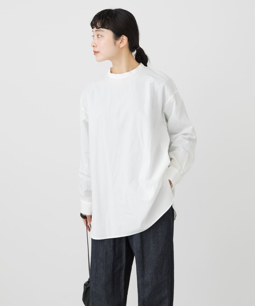 かぐれ　コットンシルクバックリボンブラウス かぐれ（カグレ）の「コットンシルクバックリボンブラウス