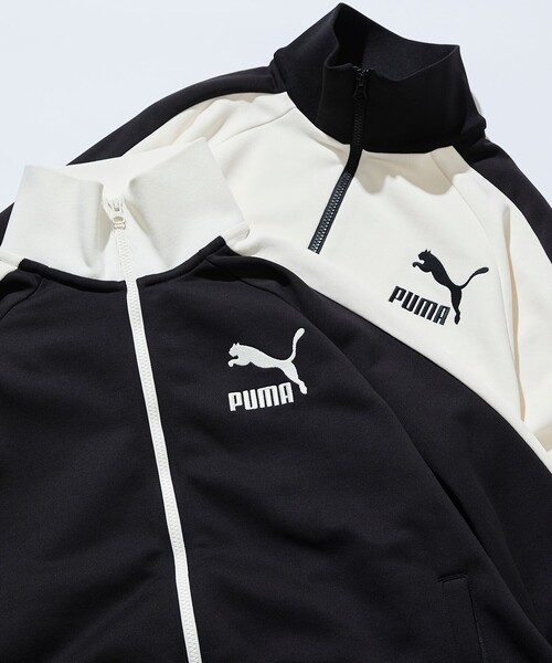【J95】PUMAプーマトラックジャケットT7イタリア代表オフホワイト×ブルー J95】PUMAプーマトラックジャケットT7イタリア代表オフホワイト