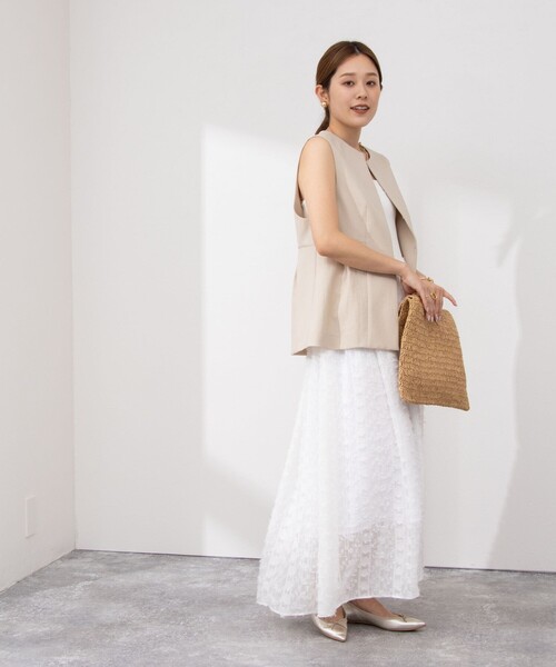NOLLEY’S（ノーリーズ）の「ツイルストレッチジレ（ベスト・レディース・ブラック/チャコールグレー/ベージュ・38）」の15枚目の写真