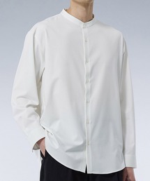 UNITED TOKYO | High twist ストレッチ バンドカラーシャツ(シャツ/ブラウス)