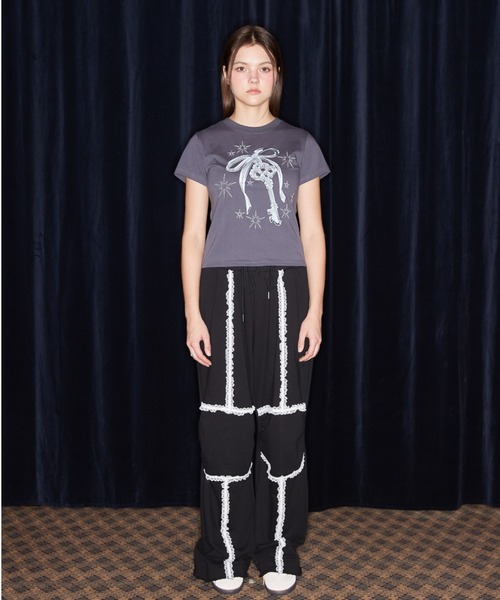 LUVISTRUE(ラヴイズトゥルー)の「NM KEY TEE(Tシャツ/カットソー・レディース・ホワイト/チャコールグレー/ブラック・FREE)」の14枚目の写真