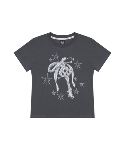 LUVISTRUE(ラヴイズトゥルー)の「NM KEY TEE(Tシャツ/カットソー・レディース・ホワイト/チャコールグレー/ブラック・FREE)」の17枚目の写真