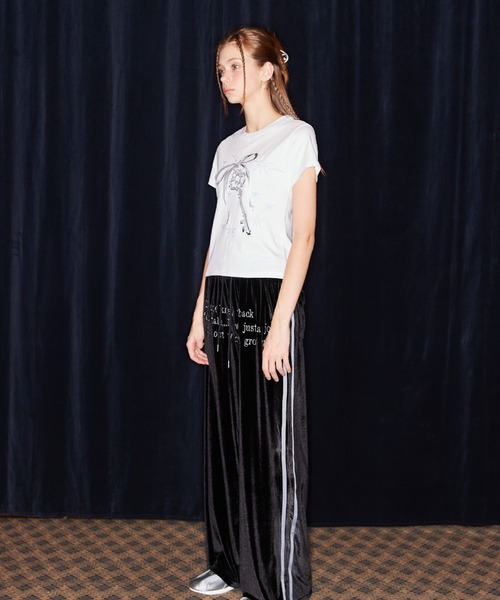 LUVISTRUE(ラヴイズトゥルー)の「NM KEY TEE(Tシャツ/カットソー・レディース・ホワイト/チャコールグレー/ブラック・FREE)」の10枚目の写真