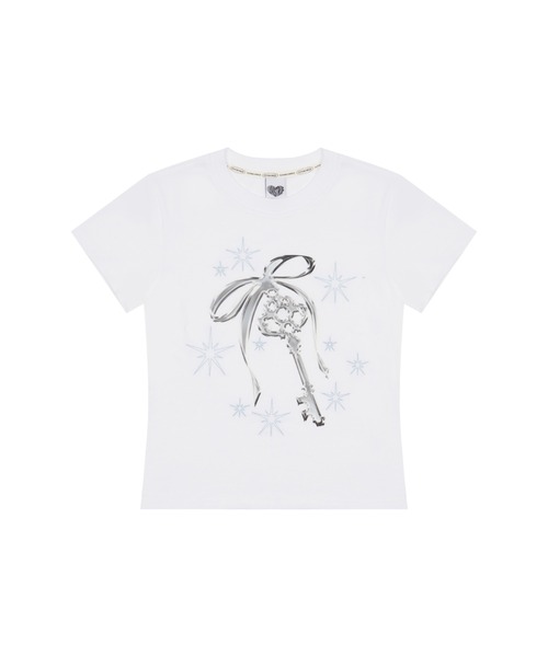 LUVISTRUE(ラヴイズトゥルー)の「NM KEY TEE(Tシャツ/カットソー・レディース・ホワイト/チャコールグレー/ブラック・FREE)」の12枚目の写真