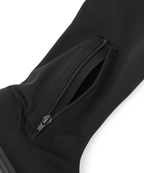 ADAM ET ROPE'（アダムエロペ）の「ウォータープルーフソックスロングブーツ（ブーツ・レディース・ブラック・23.0cm/23.5cm/24.0cm/24.5cm）」の10枚目の写真