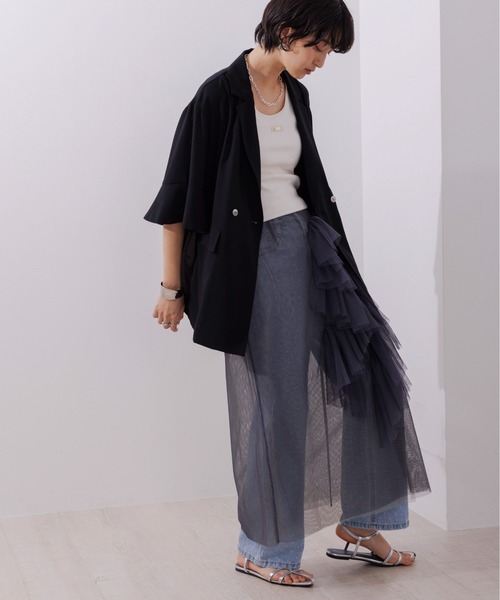 チュールフリルラップスカート Eimee Law（エイミーロウ）の「チュールフリルラップスカート