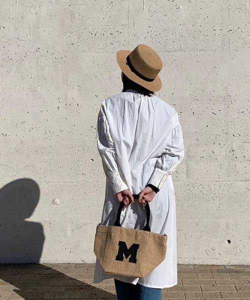 FABRICO（ファブリコ）の「【FABRICO】アルファベットジュートバッグS（トートバッグ・レディース・A/H/J/S/T/C/R/Y/N/その他/K/M・FREE）」の7枚目の写真