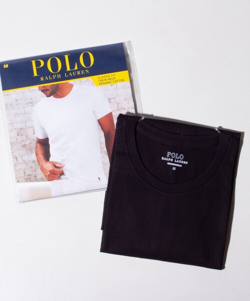 POLO RALPH LAUREN UNDERWEAR（ポロラルフローレンアンダーウェア）の「【限定展開】【POLO RALPH LAUREN/ポロ ラルフ ローレン】クラシックフィット クルーネックアンダーシャツ（Tシャツ/カットソー・メンズ・ホワイト/ブラック/グレー・M/L）」の3枚目の写真