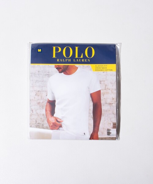 POLO RALPH LAUREN UNDERWEAR（ポロラルフローレンアンダーウェア）の「【限定展開】【POLO RALPH LAUREN/ポロ ラルフ ローレン】クラシックフィット クルーネックアンダーシャツ（Tシャツ/カットソー・メンズ・ホワイト/ブラック/グレー・M/L）」の4枚目の写真