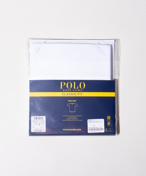POLO RALPH LAUREN UNDERWEAR（ポロラルフローレンアンダーウェア）の「【限定展開】【POLO RALPH LAUREN/ポロ ラルフ ローレン】クラシックフィット クルーネックアンダーシャツ（Tシャツ/カットソー・メンズ・ホワイト/ブラック/グレー・M/L）」の5枚目の写真