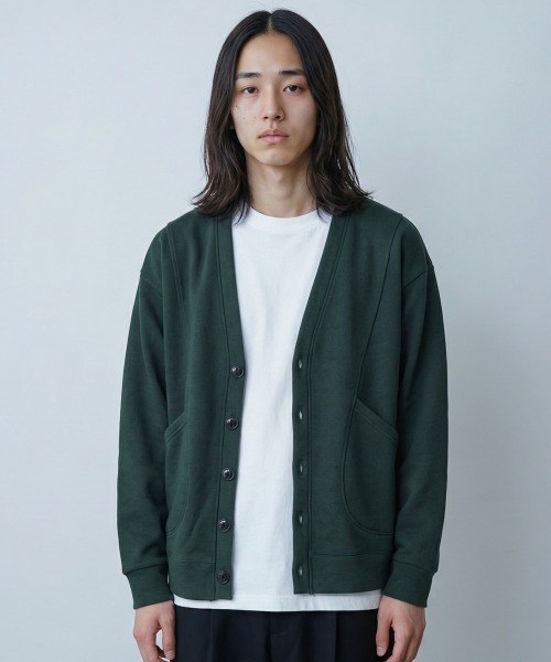 rehacer（レアセル）の「Wakayama Big Pocket Cardigan / 和歌山 ビッグポケットカーディガン（カーディガン/ボレロ・メンズ・ブラック/グリーン/ブラウン・SMALL/LARGE/MEDIUM/X-LARGE）」の17枚目の写真