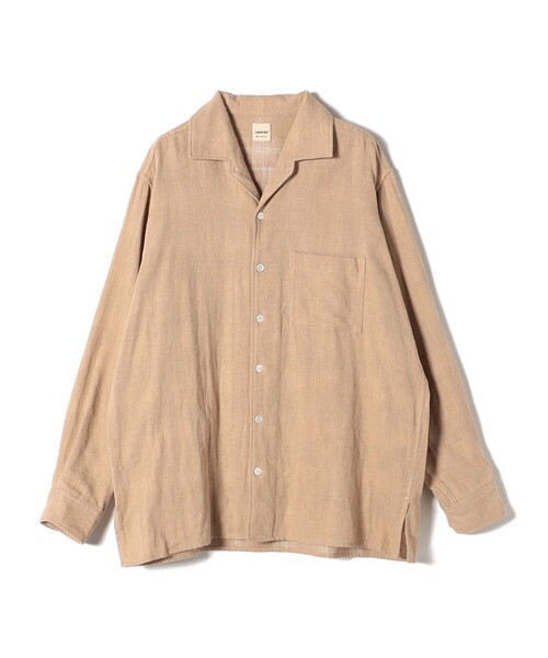 【セール】【SHIPS DAYS別注】UNDYED: ダブルガーゼ チェック オープンカラー シャツ（シャツ/ブラウス）｜SHIPS Days（シップスデイズ）