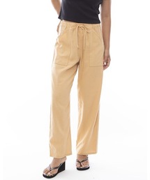 BILLABONG レディース EASY LONG PANTS ロングパンツ 【2024年春夏モデル】/ビラボン麻素材ウエストゴムボトムス