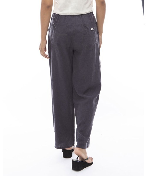 BILLABONG(ビラボン)の「BILLABONG レディース EASY LONG PANTS ロングパンツ 【2024年春夏モデル】/ビラボン麻素材ウエストゴムボトムス(その他パンツ・レディース・ブラウン/ブラック/イエロー系その他・MEDIUM/LARGE)」の5枚目の写真