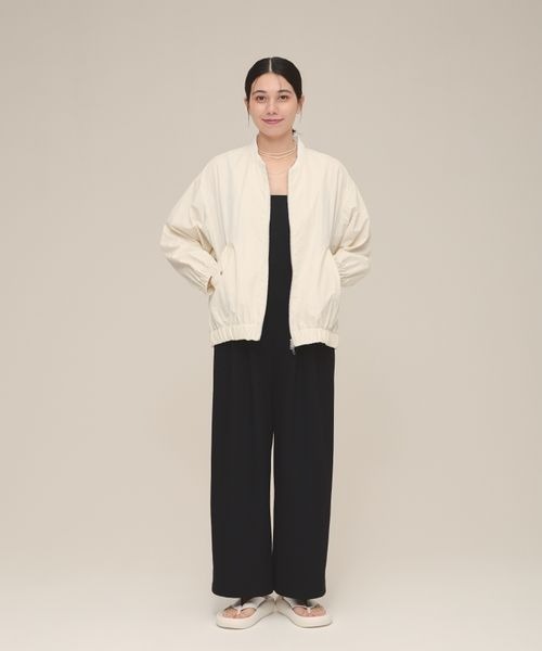 eL（エル）の「【eL】Back Open Wide Salopette/113188（サロペット/オーバーオール・レディース・ブラック/グレー・FREE）」の8枚目の写真