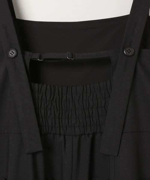 eL（エル）の「【eL】Back Open Wide Salopette/113188（サロペット/オーバーオール・レディース・ブラック/グレー・FREE）」の13枚目の写真