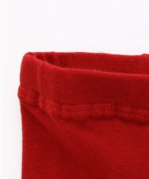 HYSTERIC MINI（ヒステリックミニ）の「Lady Rose Tattoo Girl レギンス（レギンス/スパッツ・キッズ・キナリ/チャコールグレー/エンジ・MEDIUM/LARGE/X-LARGE/SMALL）」の4枚目の写真