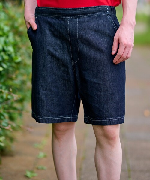 DRESSTERIOR(ドレステリア)の「◆デニムショートパンツ(その他パンツ・メンズ・ネイビー/ブルー・76/79/82/85)」の2枚目の写真