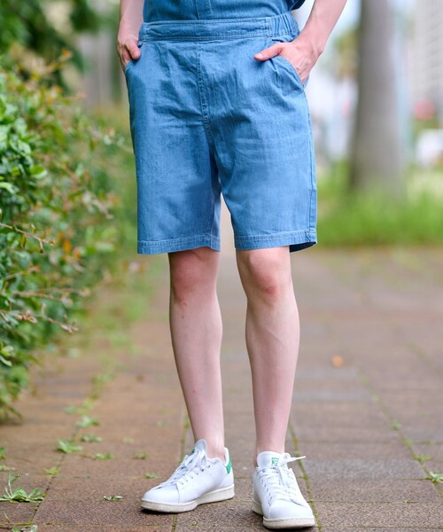 DRESSTERIOR(ドレステリア)の「◆デニムショートパンツ(その他パンツ・メンズ・ネイビー/ブルー・76/79/82/85)」の1枚目の写真