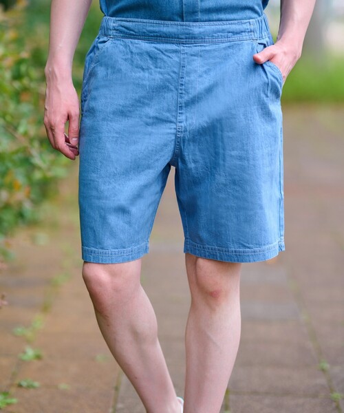 DRESSTERIOR(ドレステリア)の「◆デニムショートパンツ(その他パンツ・メンズ・ネイビー/ブルー・76/79/82/85)」の6枚目の写真