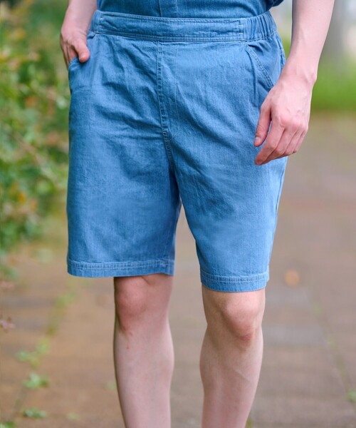 DRESSTERIOR(ドレステリア)の「◆デニムショートパンツ(その他パンツ・メンズ・ネイビー/ブルー・76/79/82/85)」の7枚目の写真