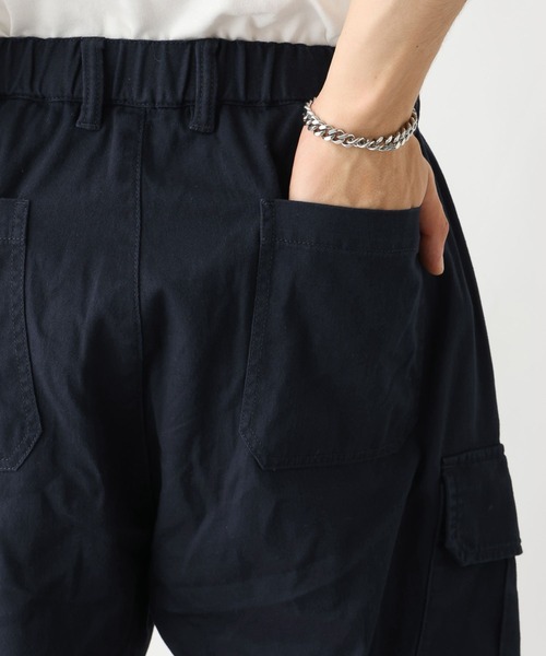 RAGEBLUE（レイジブルー）の「ミリタリーカーゴショートパンツ/ハーフパンツ（カーゴパンツ・メンズ・ネイビー/カーキ/ブラック・MEDIUM/LARGE）」の12枚目の写真