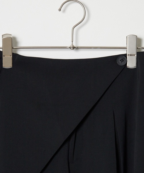 Chick（チック）の「▲ラップワイドスラックス（スラックス・レディース・ブラック/チャコール・M）」の14枚目の写真