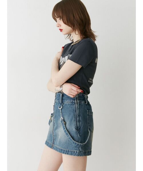 jouetie（ジュエティ）の「イーグルフィットT（Tシャツ/カットソー・レディース・アイボリー/ブラック/ピンク・MEDIUM）」の18枚目の写真