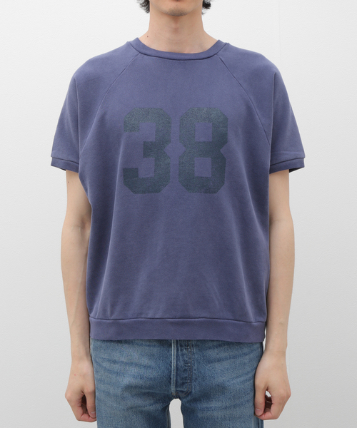 JOURNAL STANDARD relume(ジャーナルスタンダード レリューム)の「HANTEX/ハンテックス ナンバリングプリント ショートスリーブスウェット(Tシャツ/カットソー・メンズ・ブラックミックス/コバルトブルー・MEDIUM/LARGE)」の16枚目の写真