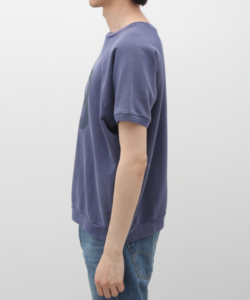 JOURNAL STANDARD relume(ジャーナルスタンダード レリューム)の「HANTEX/ハンテックス ナンバリングプリント ショートスリーブスウェット(Tシャツ/カットソー・メンズ・ブラックミックス/コバルトブルー・MEDIUM/LARGE)」の17枚目の写真