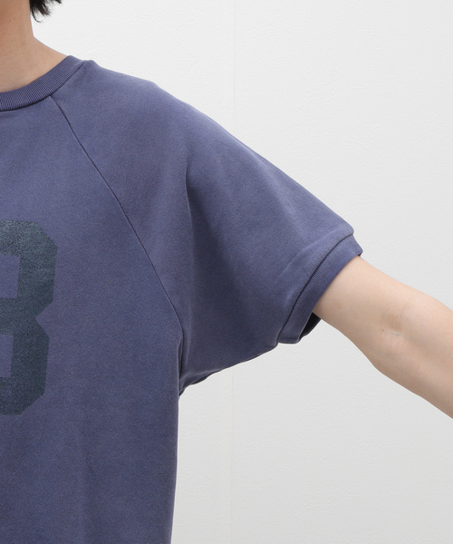 JOURNAL STANDARD relume(ジャーナルスタンダード レリューム)の「HANTEX/ハンテックス ナンバリングプリント ショートスリーブスウェット(Tシャツ/カットソー・メンズ・ブラックミックス/コバルトブルー・MEDIUM/LARGE)」の5枚目の写真