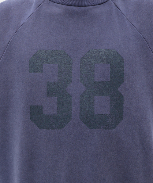 JOURNAL STANDARD relume(ジャーナルスタンダード レリューム)の「HANTEX/ハンテックス ナンバリングプリント ショートスリーブスウェット(Tシャツ/カットソー・メンズ・ブラックミックス/コバルトブルー・MEDIUM/LARGE)」の8枚目の写真