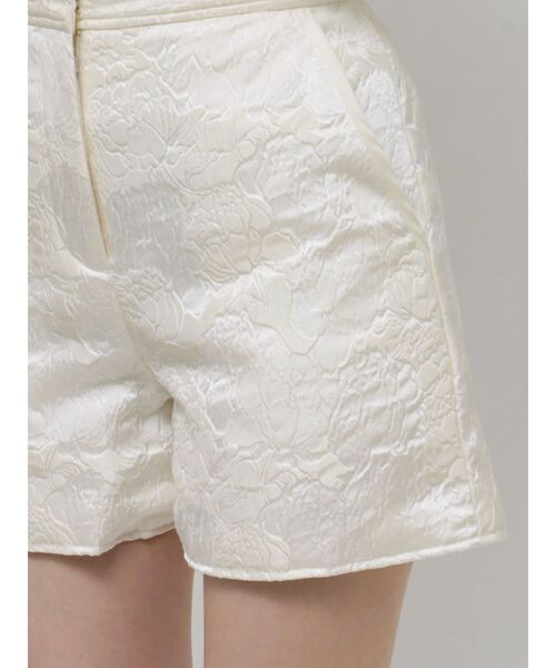 MERCURYDUO（マーキュリーデュオ）の「ジャガードショートパンツ（その他パンツ・レディース・アイボリー/ブラック・MEDIUM/SMALL）」の15枚目の写真
