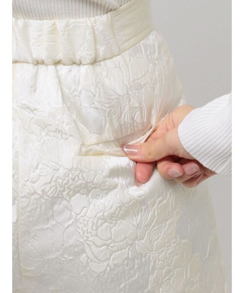 MERCURYDUO（マーキュリーデュオ）の「ジャガードショートパンツ（その他パンツ・レディース・アイボリー/ブラック・MEDIUM/SMALL）」の17枚目の写真