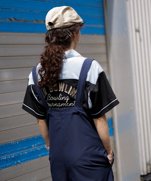 DOUBLE NAME（ダブルネーム）の「２ＷＡＹカラーレトロボーリングシャツ（シャツ/ブラウス・レディース・イエロー/ブラック/ベージュ・FREE）」の17枚目の写真