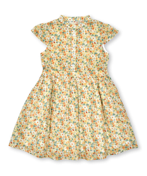 BeBe（ベベ）の「【お揃い】【DEVEAUX】グラフィックバンドカラーワンピース(90~160cm)（シャツワンピース・キッズ・グリーン系その他/イエロー系その他・100cm/110cm/150cm/130cm/120cm/140cm/90cm）」の13枚目の写真