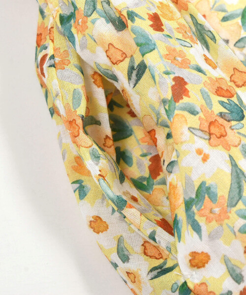 BeBe（ベベ）の「【お揃い】【DEVEAUX】グラフィックバンドカラーワンピース(90~160cm)（シャツワンピース・キッズ・グリーン系その他/イエロー系その他・100cm/110cm/150cm/130cm/120cm/140cm/90cm）」の18枚目の写真