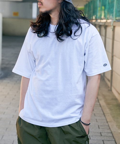 DISCUS ATHLETIC(ディスカス アスレチック)の「DISCUS ATHLETIC クルーTシャツ(Tシャツ/カットソー・メンズ・ネイビー/イエロー/ブルー/グレー/ブラック/グリーン/ライトグレー/ホワイト・M/LL/L)」の1枚目の写真