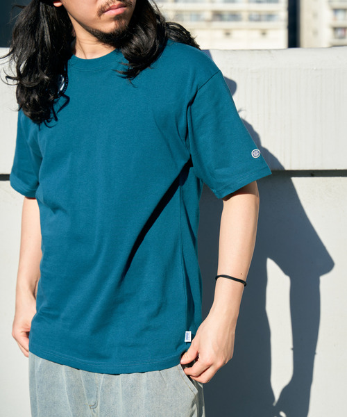 DISCUS ATHLETIC(ディスカス アスレチック)の「DISCUS ATHLETIC クルーTシャツ(Tシャツ/カットソー・メンズ・ネイビー/イエロー/ブルー/グレー/ブラック/グリーン/ライトグレー/ホワイト・M/LL/L)」の7枚目の写真